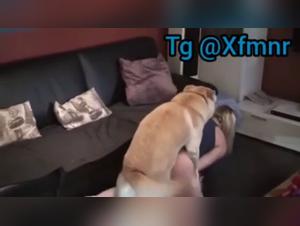 Désir Bestiale : Une Germanne et Son Chien dans un Jeu de Passions