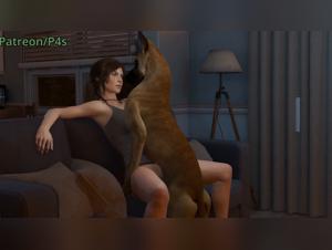 Croft en 3D et son doggy style sulfureux