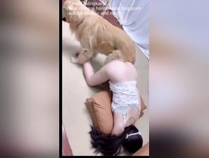 Chinese Zoophilia: First Kiss with a Dog