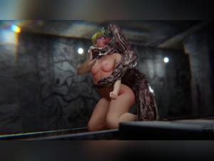 Débauche 3D: Milly, La Privée à la Volonté d'un Monstre-Chien