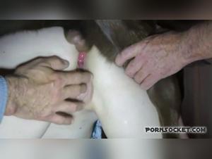 Chien dévore la mature dans une session de hardcore part 5