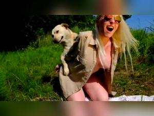 La meute sauvage la désire : Allemande chevauchée par son chien dans la brousse