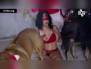 Double plaisir canin avec Lisa,  à fond deux chiens en même temps